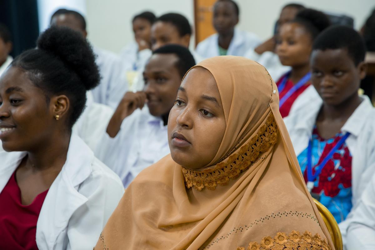 Students taking notes